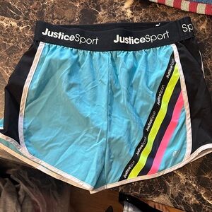 Justice Sport Girl’s Multicolor Athletic Shorts
